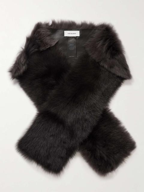 Shearling scarf