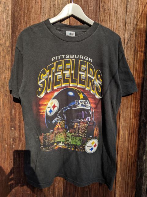Other Designers Vintage 90s NFL Pittburgh Stellers big print colorful design