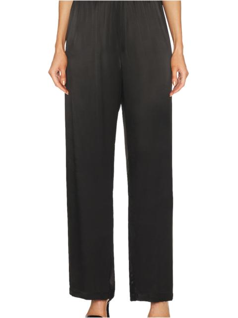 Enza Costa Satin High Waist Wide Leg