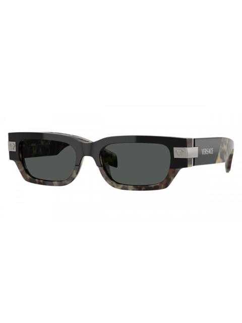 VERSACE Versace Dark Grey Rectangular Men's Sunglasses VE4465F 545687 53