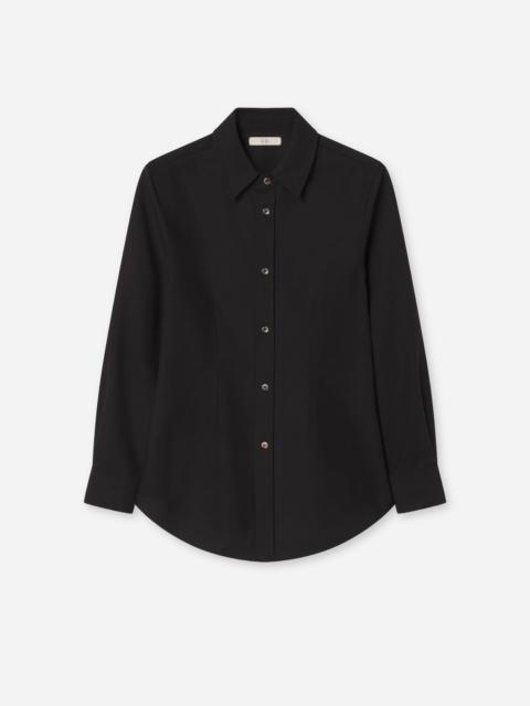 CO Fitted Button Down Shirt in Cotton Pique