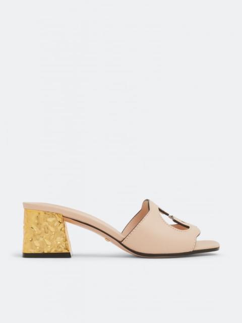 GUCCI Gucci Interlocking G Cut Out Sandals