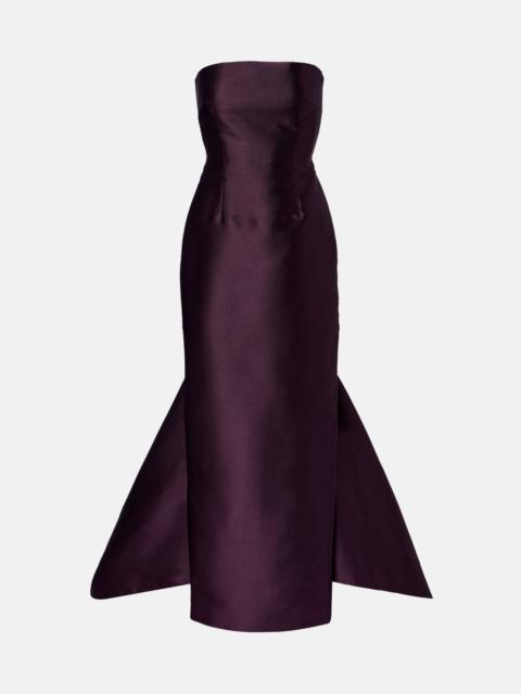 SOLACE LONDON Imani satin gown