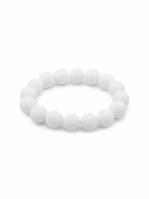 Jewelry - Bracelet - Matte White Alabaster 12mm.