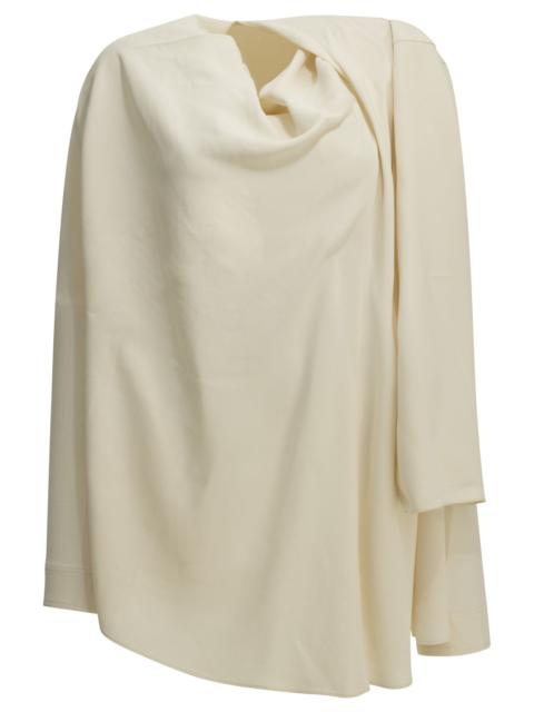 TOTEME Toteme Blouse with Scarf Neckline White