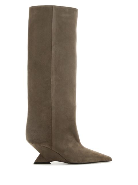 The Attico Women Mud Suede Cheope Boots