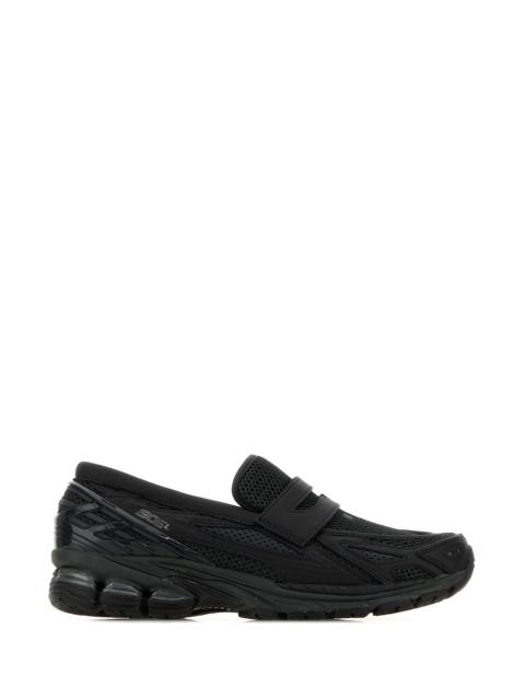 New Balance Black mesh loafers
