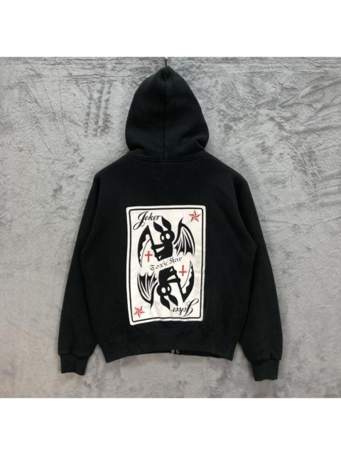 Other Designers Japanese Brand - TOXIC STAR ROCK AND ROLL TO BONE PULLOVER HOODIES #5048-22