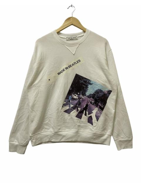 Other Designers Vintage The Beatles Sweatshirt Big Logo White