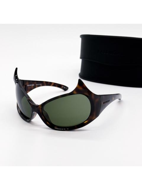 BALENCIAGA NEW BALENCIAGA BB0284S 002 SUNGLASSES HAVANA UNISEX EYEWEAR