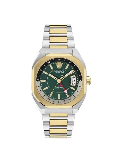 VERSACE Versace V-Contempo GMT Automatic Green Dial Men's Watch VE0I00325