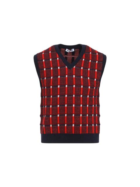 Jil Sander Jil Sander Sleeveless Knitted Vest Men