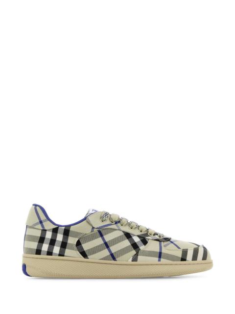Burberry Burberry Men Embroidered Fabric Box Sneakers