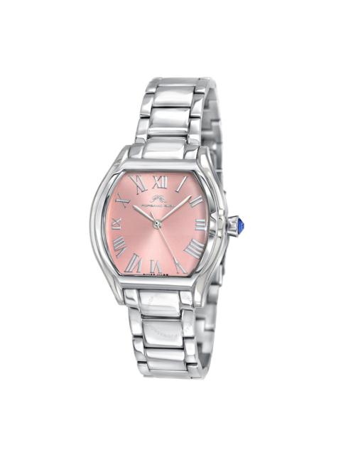 Porsamo Bleu - Porsamo Bleu Celine Quartz Pink Dial Ladies Watch 1001BCES