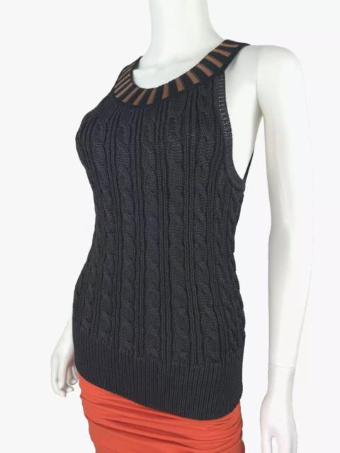 Ysl Rive Gauche By Tom Ford - NWOT - Yves Saint Laurent Rive Gauche Cable Knit Tank Top