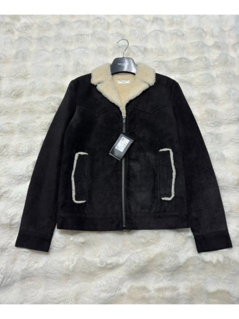 SAINT LAURENT Brand-new Saint Laurent (YSL) shearling leather jacket