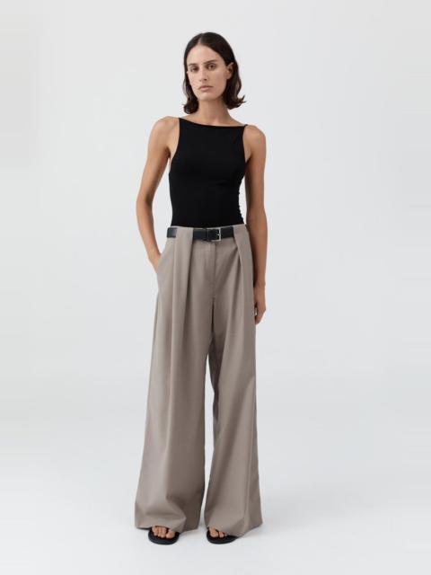 ST. AGNI Pleat Loop Pants - Mousse
