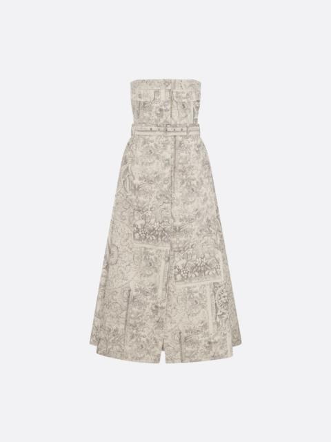 Dior Mid-Length Belted Bustier Dress