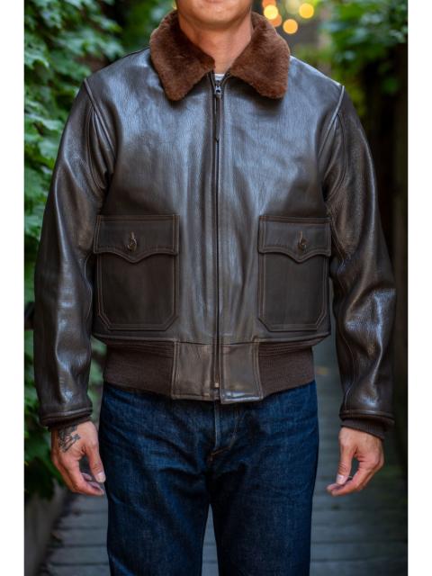 Buzz Rickson's BUZZ RICKSON'S BR80586 TYPE G-1 “A. PRITZKER & SONS, INC.” - DARK BROWN