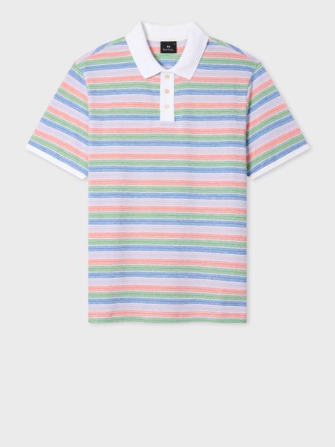 Paul Smith Multicolour Stripe Cotton Polo Shirt