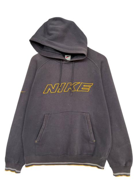 Vintage 90s Nike Distressed Sun Faded Boxy Baggy Hoodie