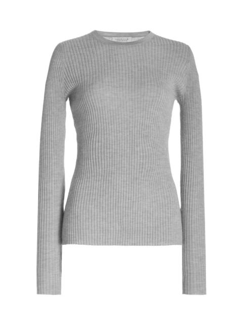 GABRIELA HEARST Browning Knit in Heather Grey Cashmere Silk