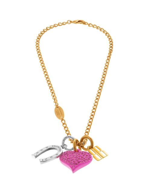 BALENCIAGA Carousel Horseshoe Collector Necklace  in Multicolored