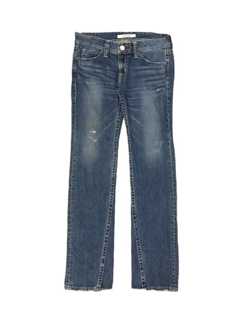 Other Designers UNIQLO BLUE JEANS DISTRESSED ORIGINAL WASH