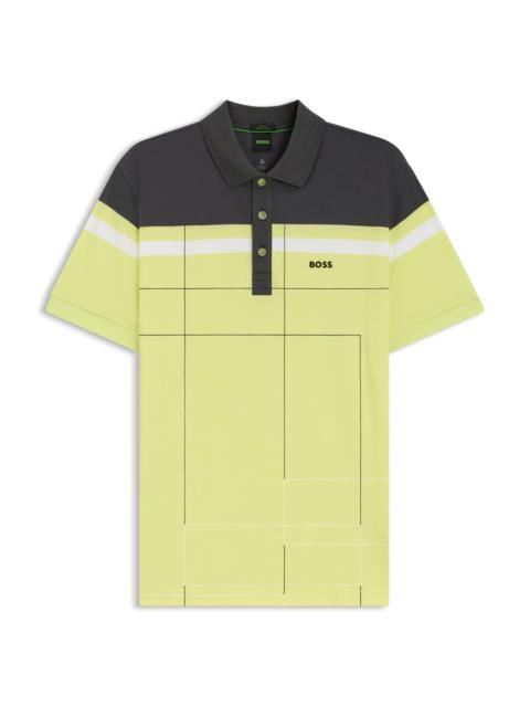 BOSS SLIM-FIT POLO SHIRT IN QUICK-DRY STRETCH COTTON