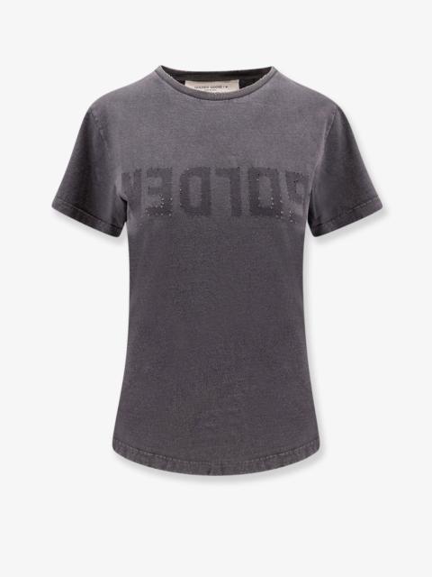 Golden Goose Golden Goose Deluxe Brand Doris Cotton T-Shirt With Logo Detail