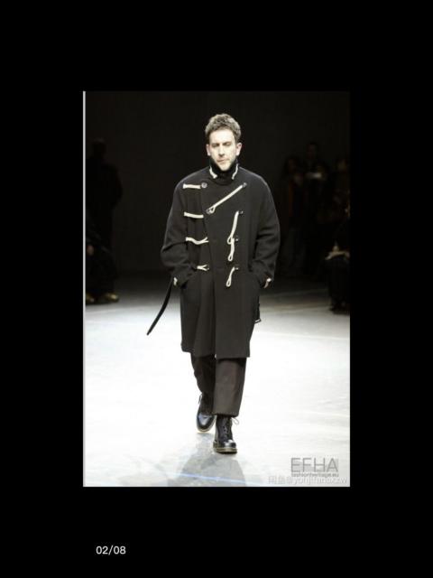 Yohji Yamamoto 04aw naval double breasted duffle coat