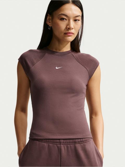 Nike Nike Sportswear Chill Knit Women's Tight Short-Sleeve Ribbed Top
