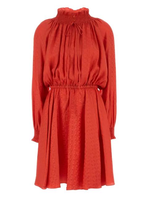 FENDI Gathered Mini Dress