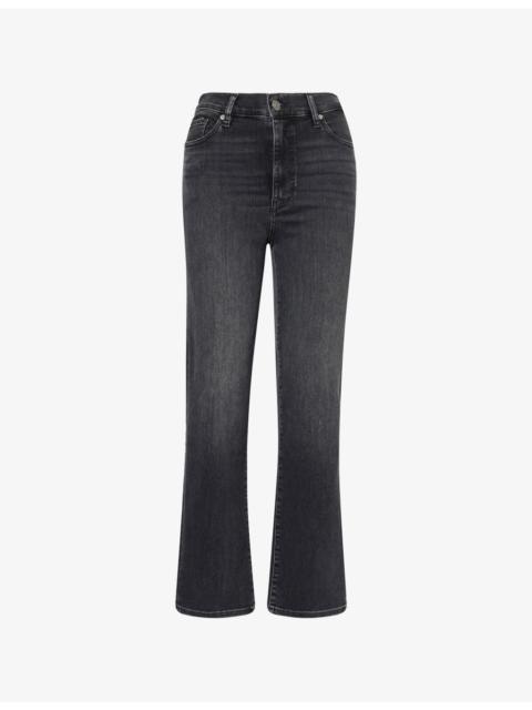 FRAME Le Sleek Straight-Leg Stretch-Denim Blend Jeans