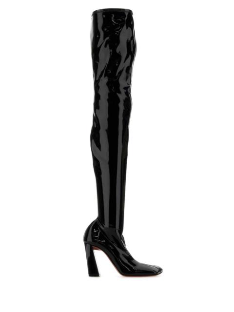 Amina Muaddi Amina Muaddi Women Black Latex Marine Boots