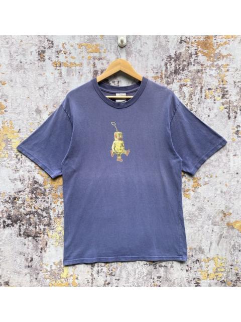 Nike Vintage 2000s Nike Robot Kick Many Butts Shirt Nike Sunfaded