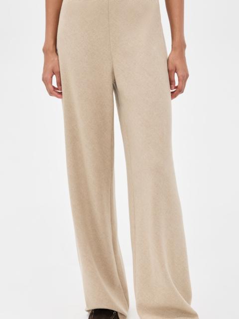 Vince High Waist Wool Blend Bias Pants