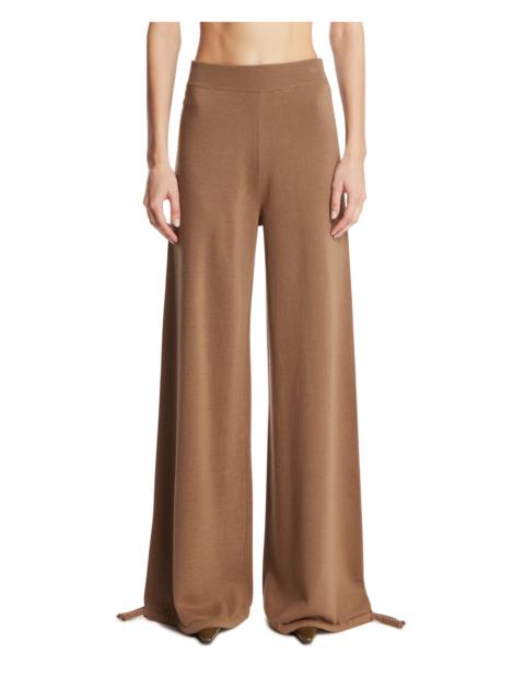 Max Mara Beige Drawstring Trousers