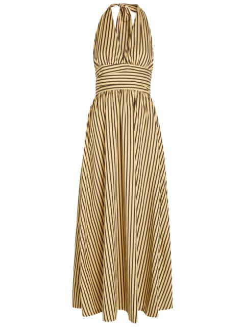 prada linen dress Lace-trimmed minidress in white - Designed to fall to a midi length Linen dress
