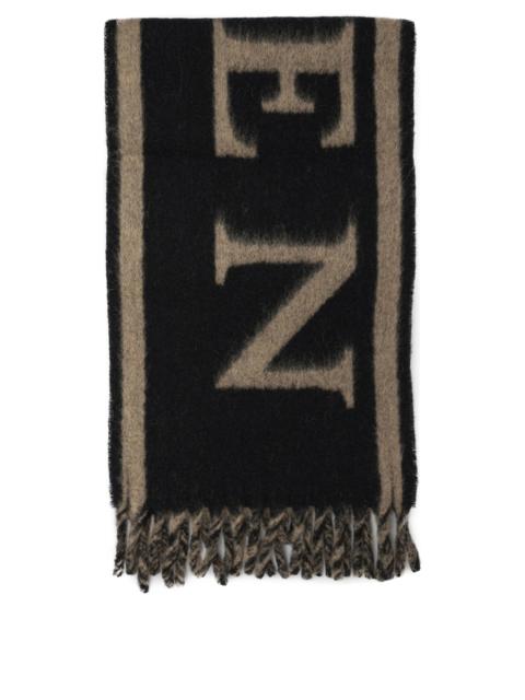 Alexander McQueen Alexander Mcqueen Scarf Logo Mohair 38x200