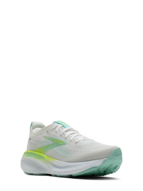 BROOKS Brooks Adrenaline GTS 25 Running Shoe in White/Nightlife/Yucca at Nordstrom