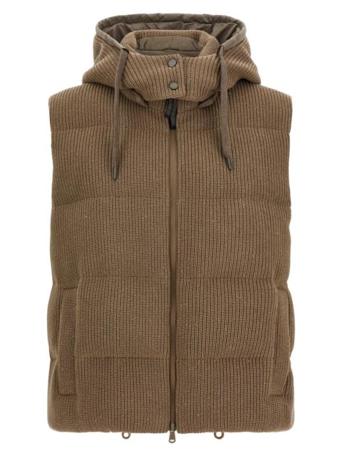 Brunello Cucinelli Sleeveless down jacket