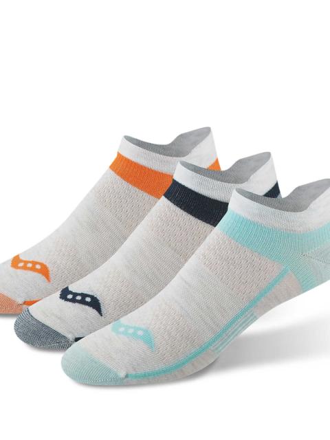 Saucony Inferno Ultralight No Show Tab 3-Pack Sock