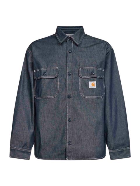 Carhartt Blue Tigan Shirt Jac shirt jacket