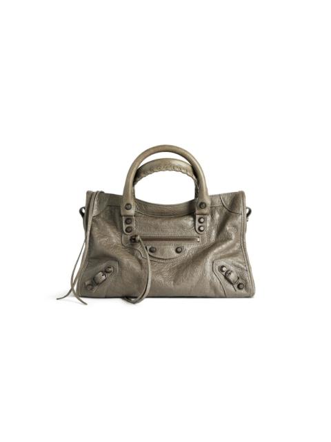 BALENCIAGA Women's Le City Small Bag in Dark Green