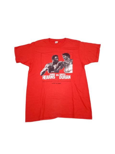 Other Designers Vintage 80s Roberto Duran vs Thomas Hearns T-Shirt Boxing