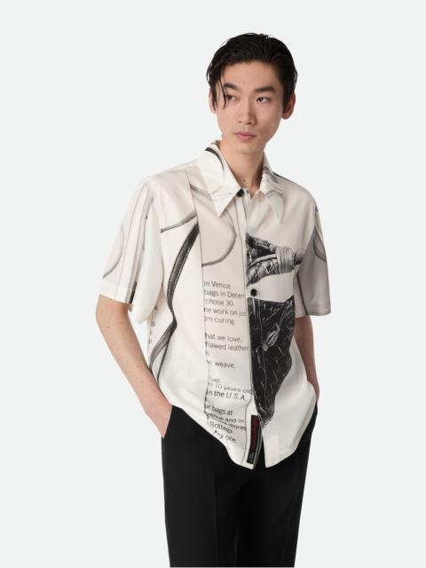 Bottega Veneta Silk Printed Shirt