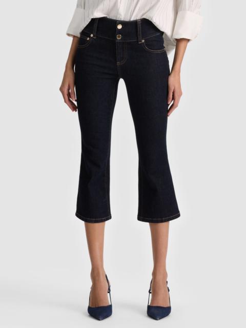 Alice + Olivia KAI LOW RISE CAPRI JEAN