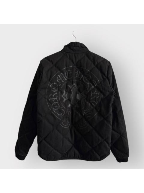 Chrome Hearts RARE! Chrome Hearts Horseshoe Plus Logo Quilted Jacket