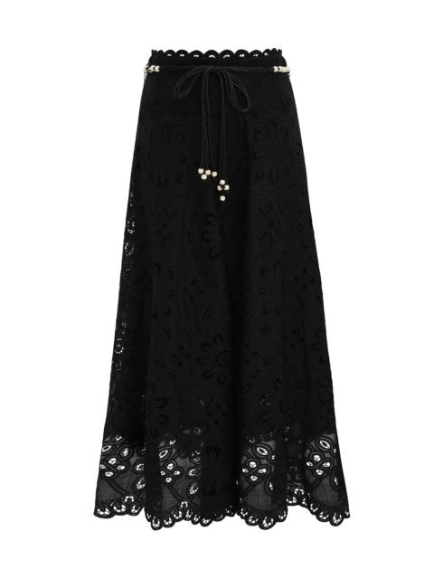 Zimmermann RHIANNON EMBROIDERED SKIRT
